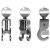 Hook sleeve, stainless steel 4308